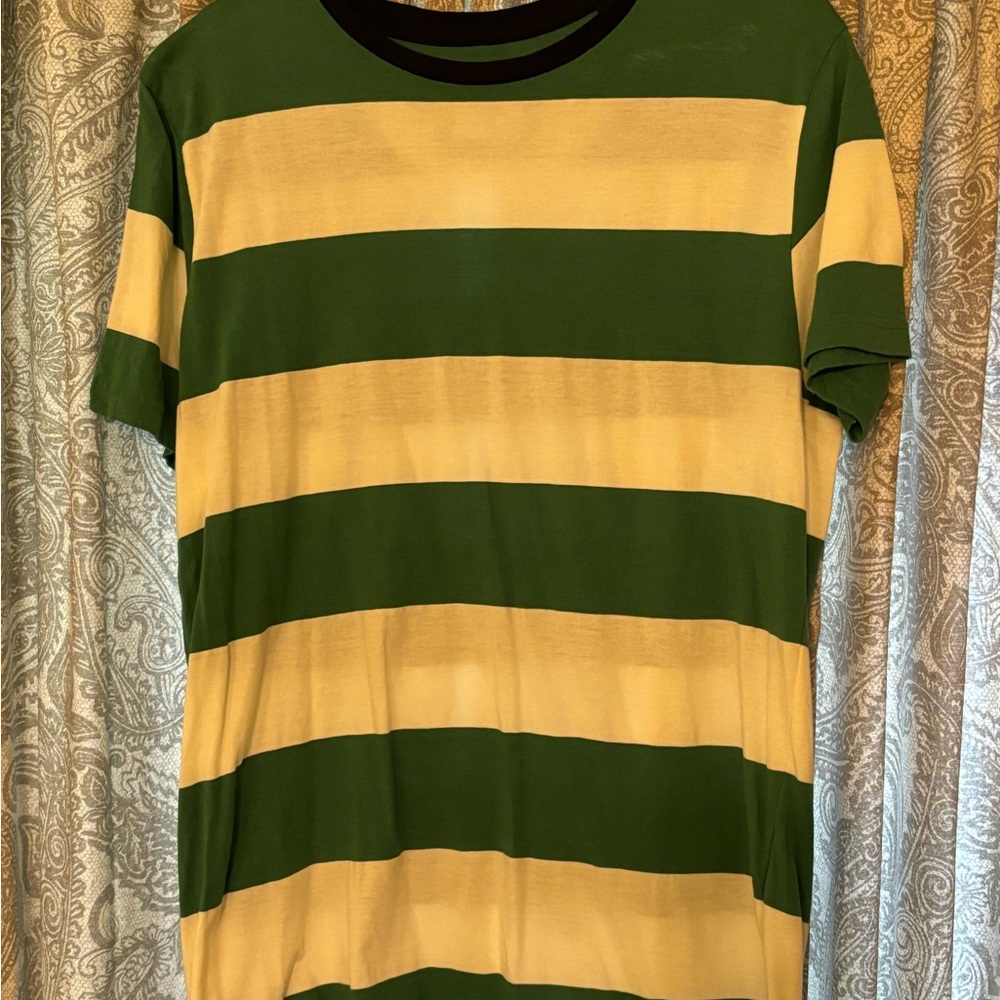 Denim & Flower Green and White Short Sleeve Tee
